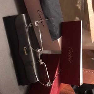 Brand new Cartier eye glasses with tags&box